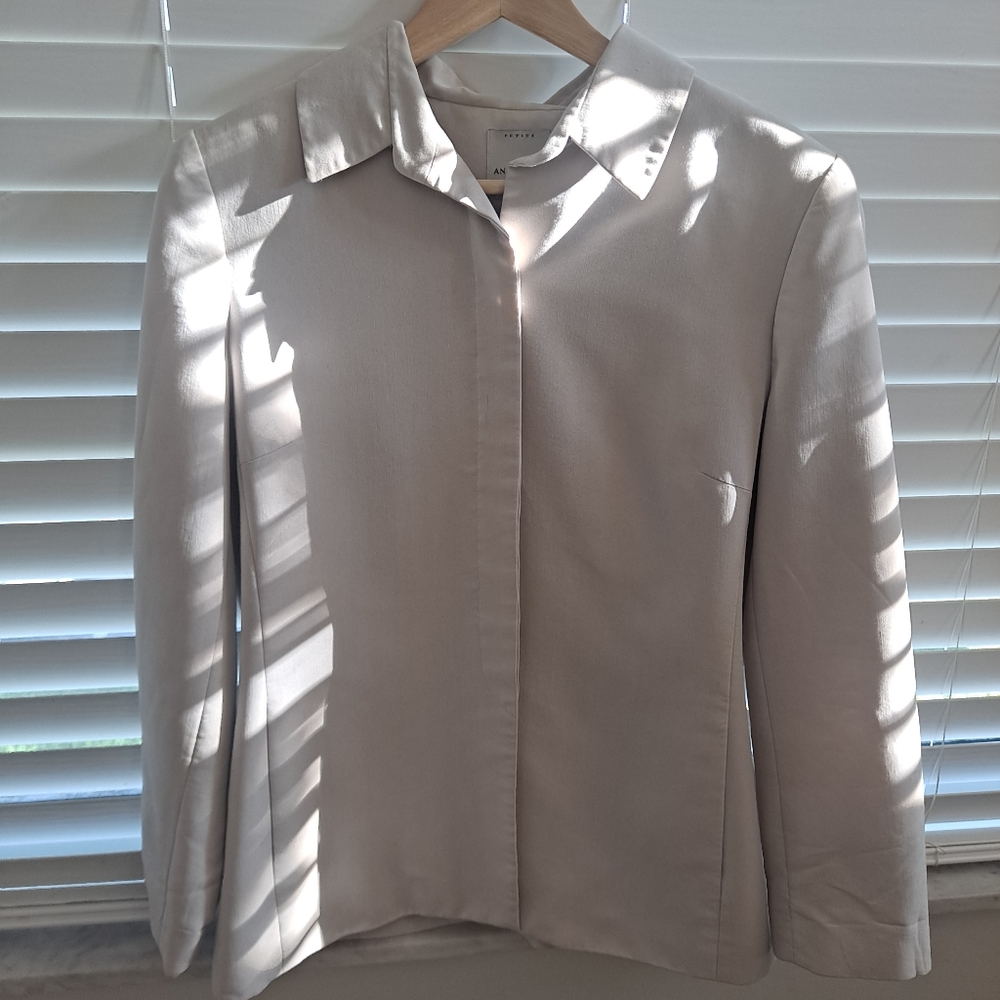 Anne Klein 2 Suits Light Tan Blazer Size 10P